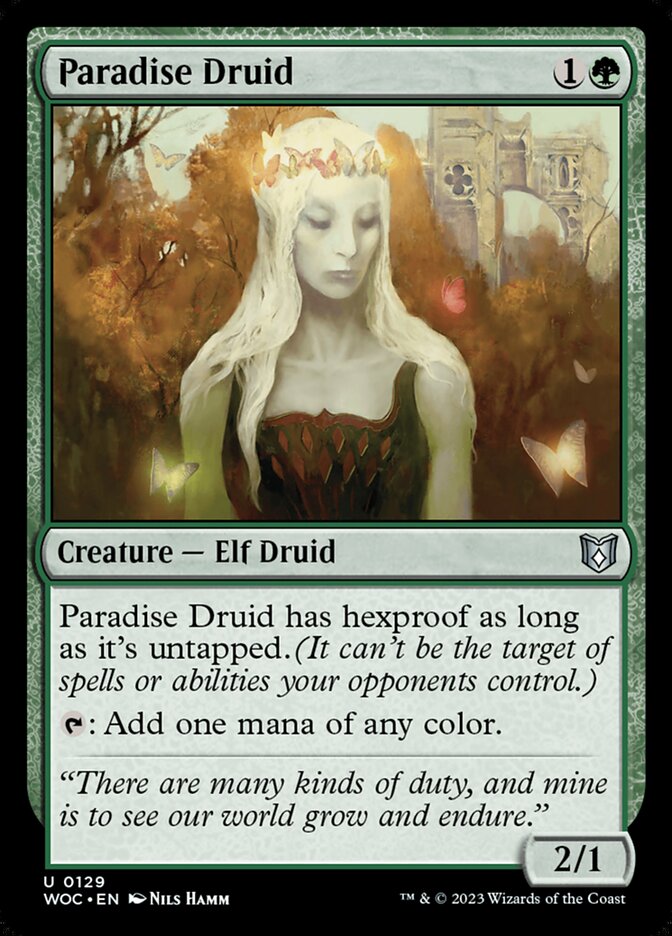 Paradise Druid (Wilds of Eldraine Commander)