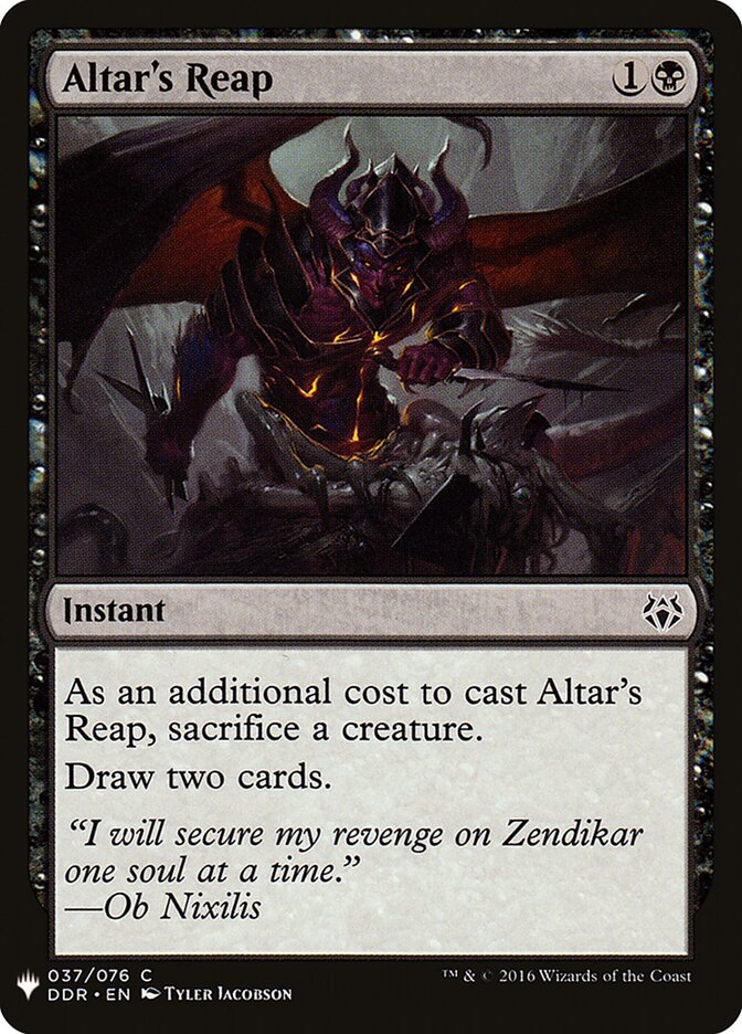 Altar's Reap (The List)