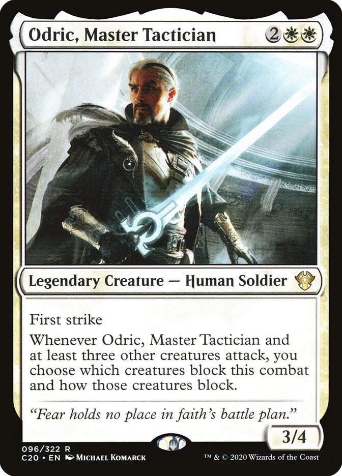 Odric, Master Tactician (Commander 2020)