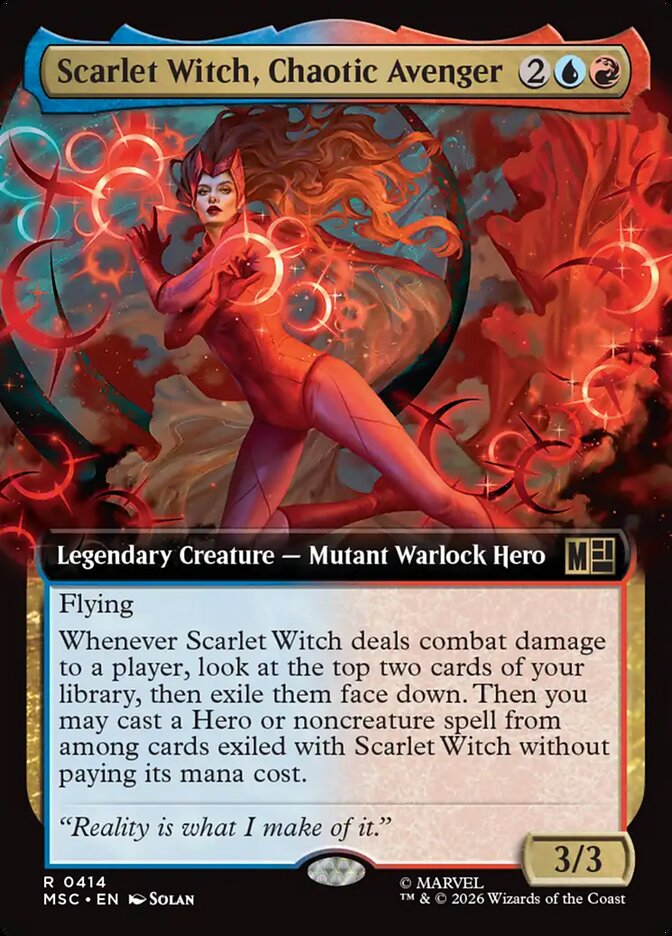 Scarlet Witch, Chaotic Avenger (Marvel Super Heroes Commander)