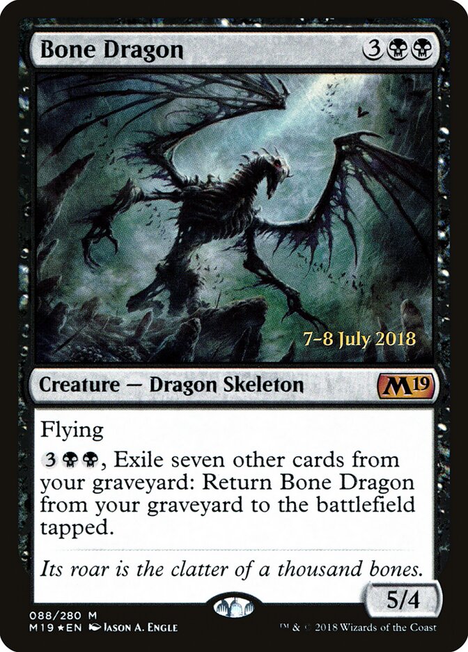 Bone Dragon (Core Set 2019 Promos)