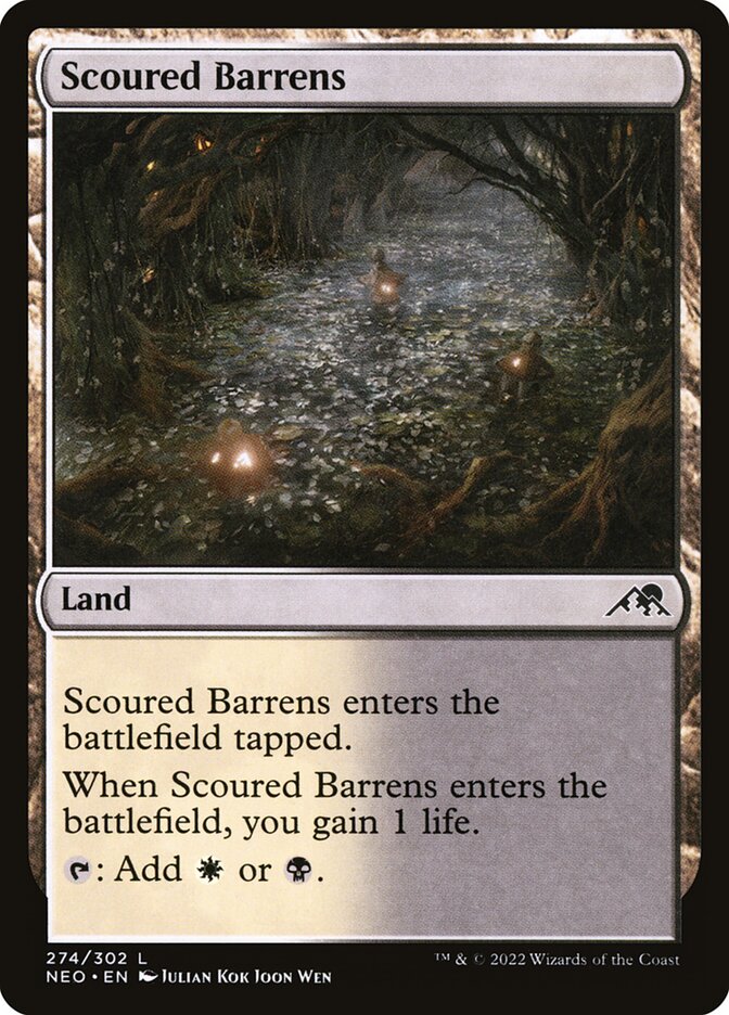 Scoured Barrens (Kamigawa: Neon Dynasty)