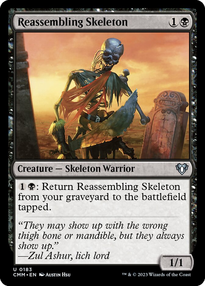 Reassembling Skeleton (Commander Masters)