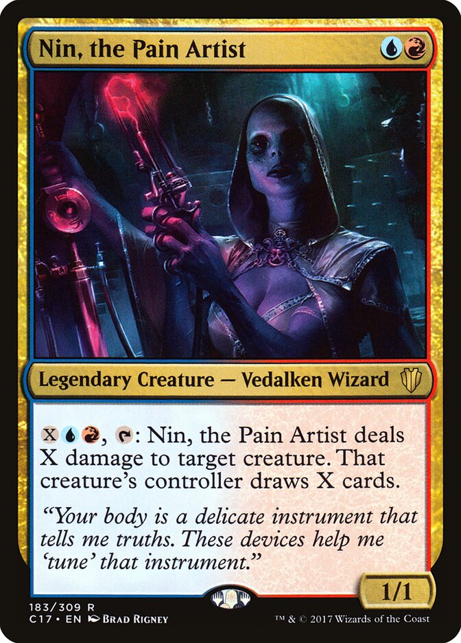 Nin, the Pain Artist (Commander 2017)