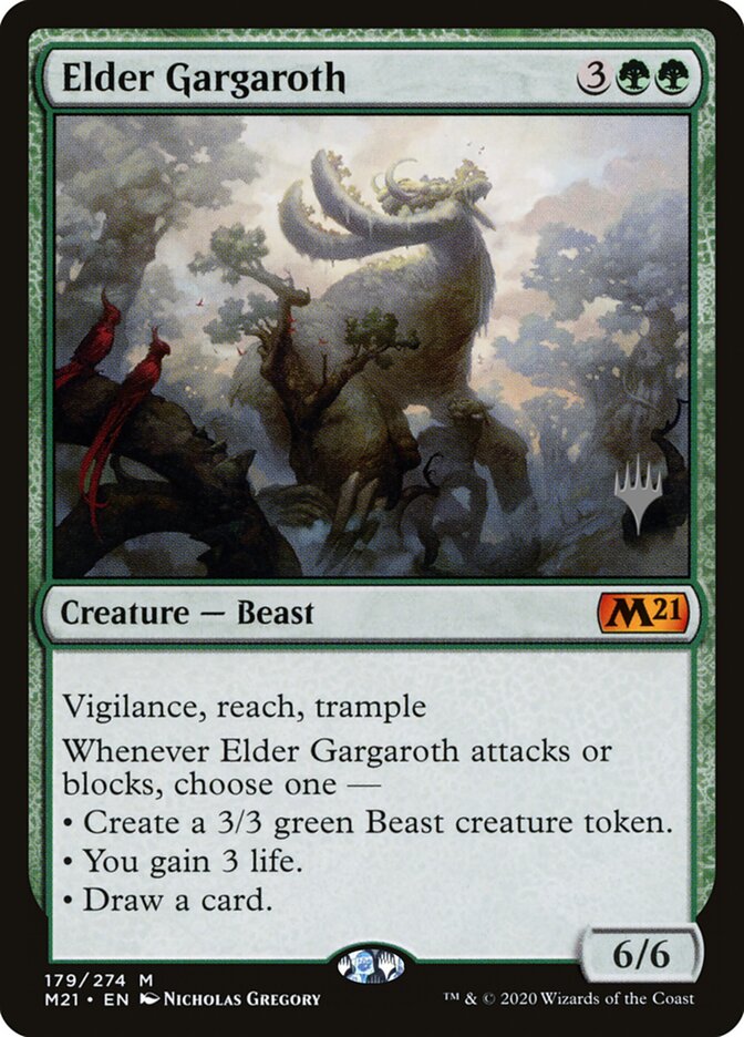 Elder Gargaroth (Core Set 2021 Promos)