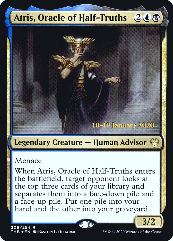 Atris, Oracle of Half-Truths (Theros Beyond Death Promos)