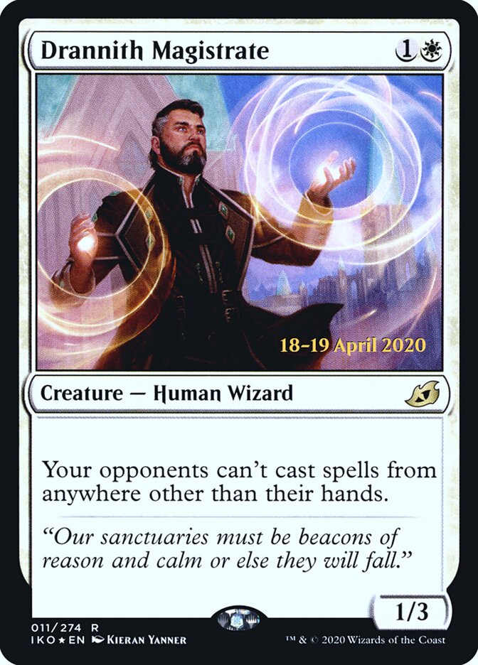 Drannith Magistrate (Ikoria: Lair of Behemoths Promos)
