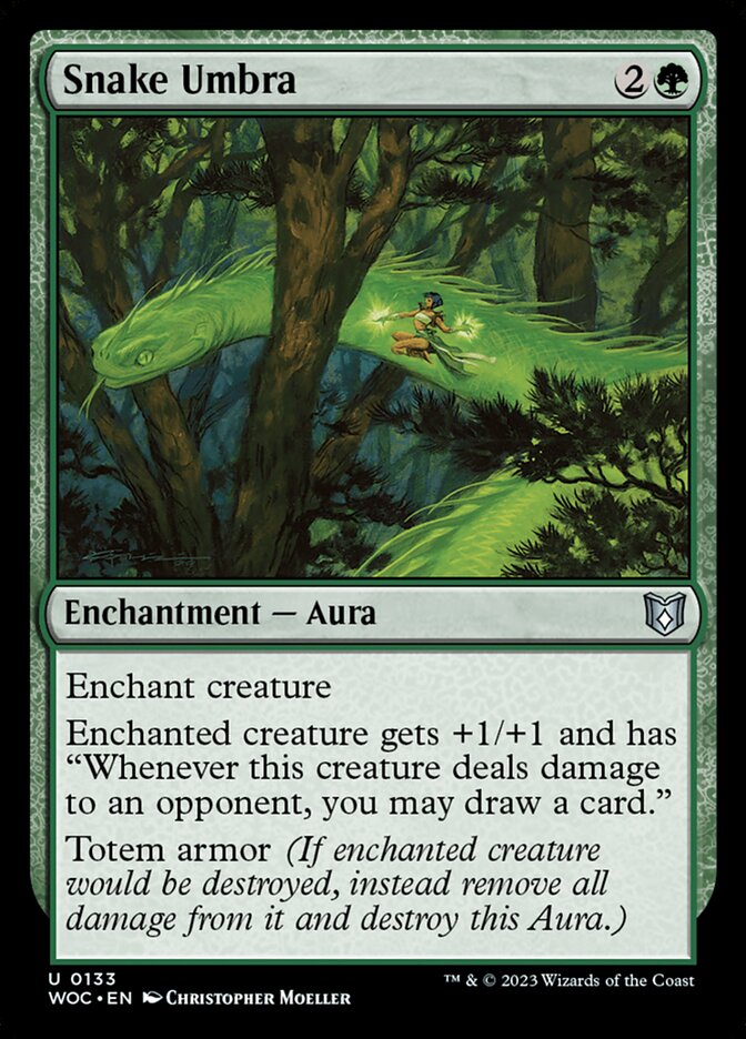 Snake Umbra (Wilds of Eldraine Commander)