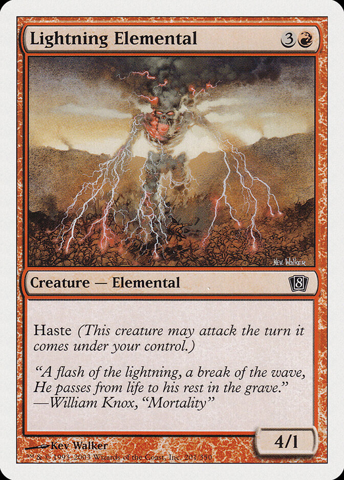 Lightning Elemental (Eighth Edition)