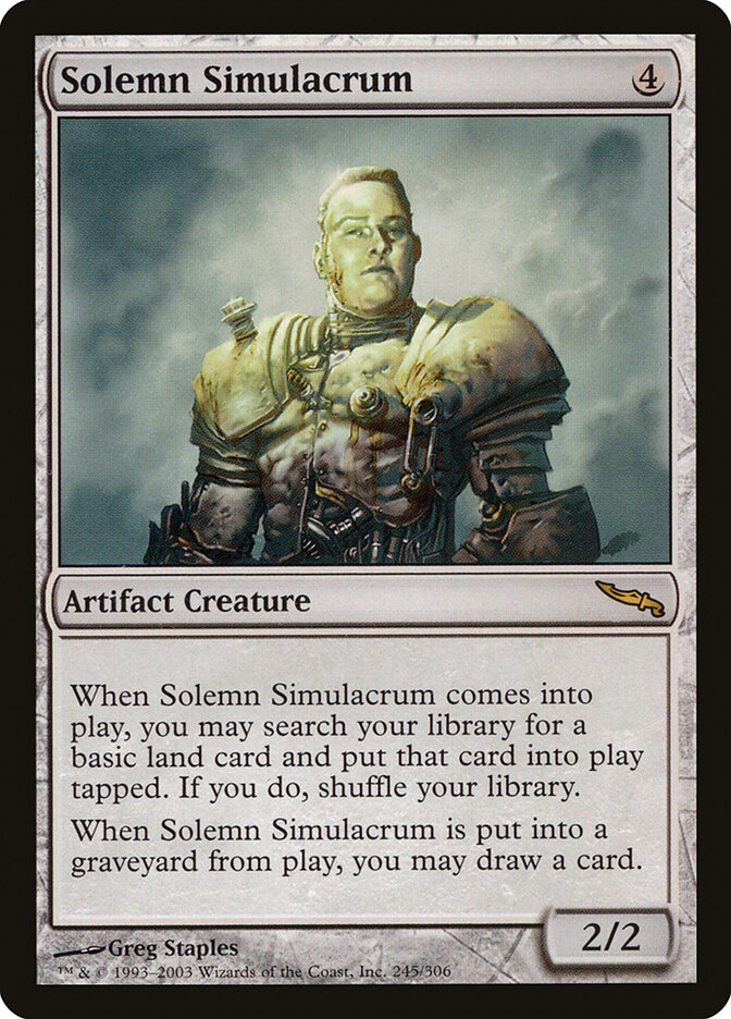 Solemn Simulacrum (Mirrodin)
