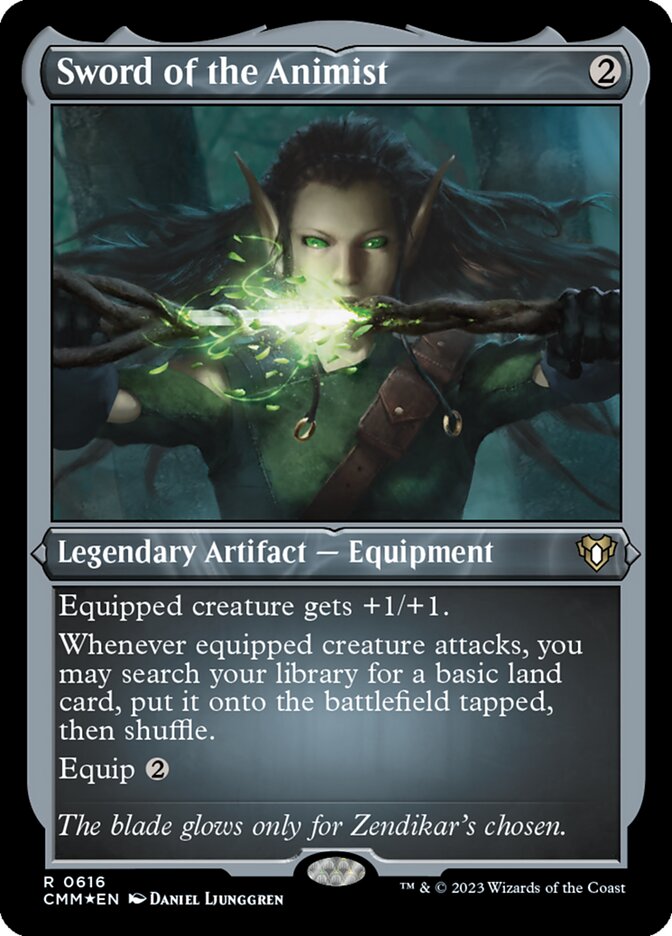 Sword of the Animist (Commander Masters)