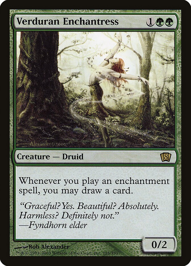 Verduran Enchantress (Eighth Edition)