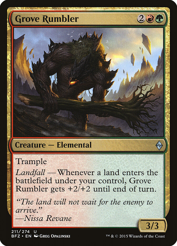 Grove Rumbler (Battle for Zendikar)