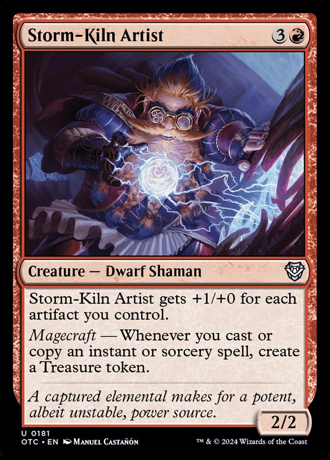 Storm-Kiln Artist (Outlaws of Thunder Junction Commander)