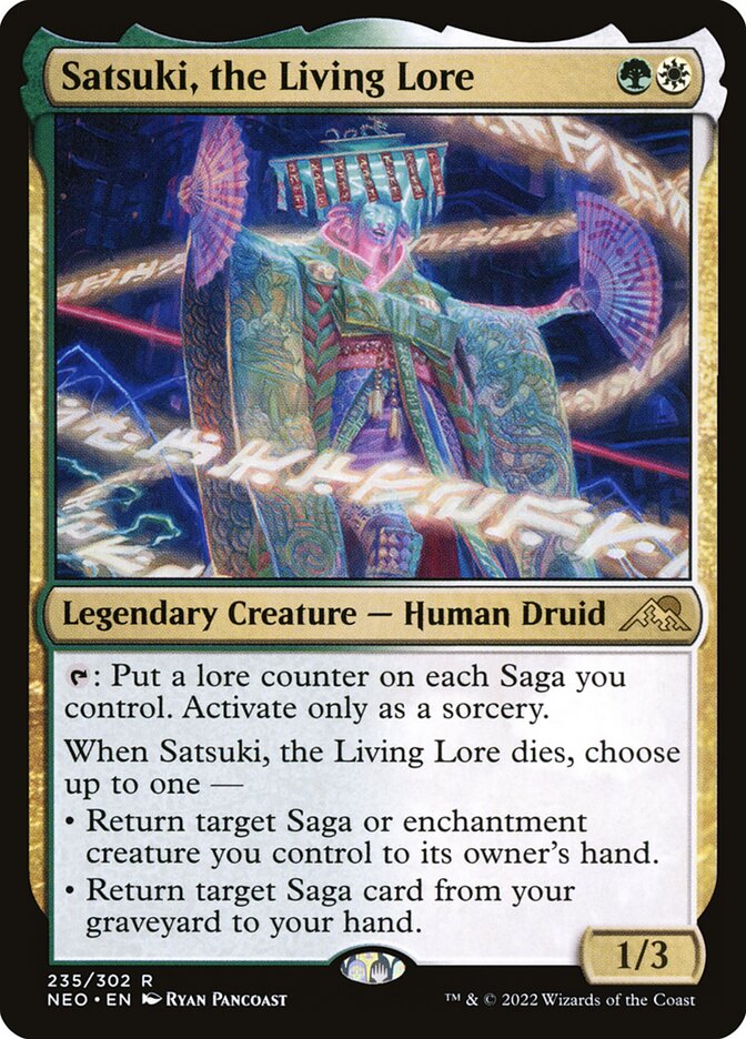 Satsuki, the Living Lore (Kamigawa: Neon Dynasty)