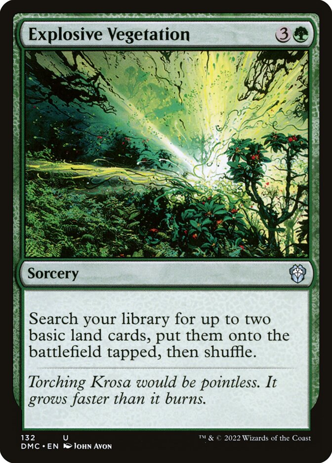 Explosive Vegetation (Dominaria United Commander)