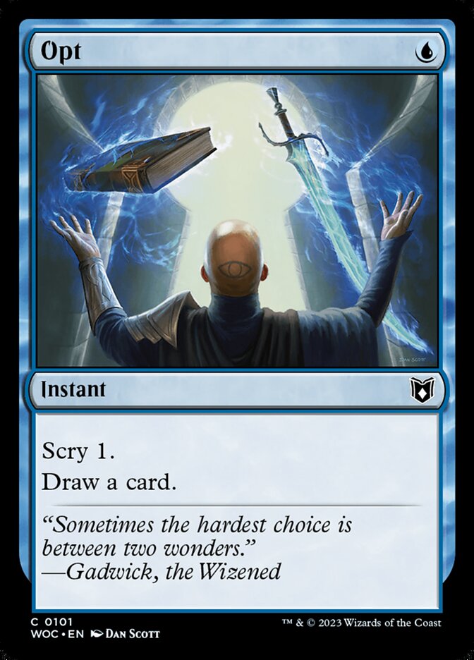 Opt (Wilds of Eldraine Commander)