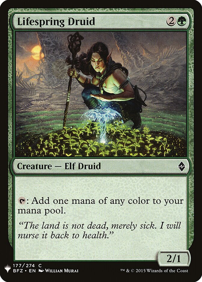 Lifespring Druid (The List)