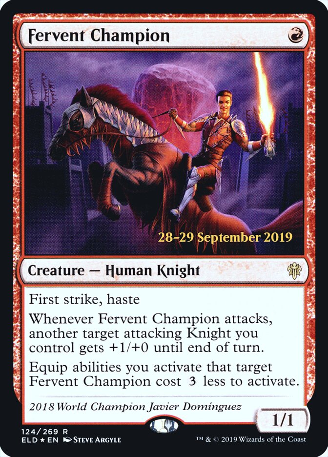 Fervent Champion (Throne of Eldraine Promos)