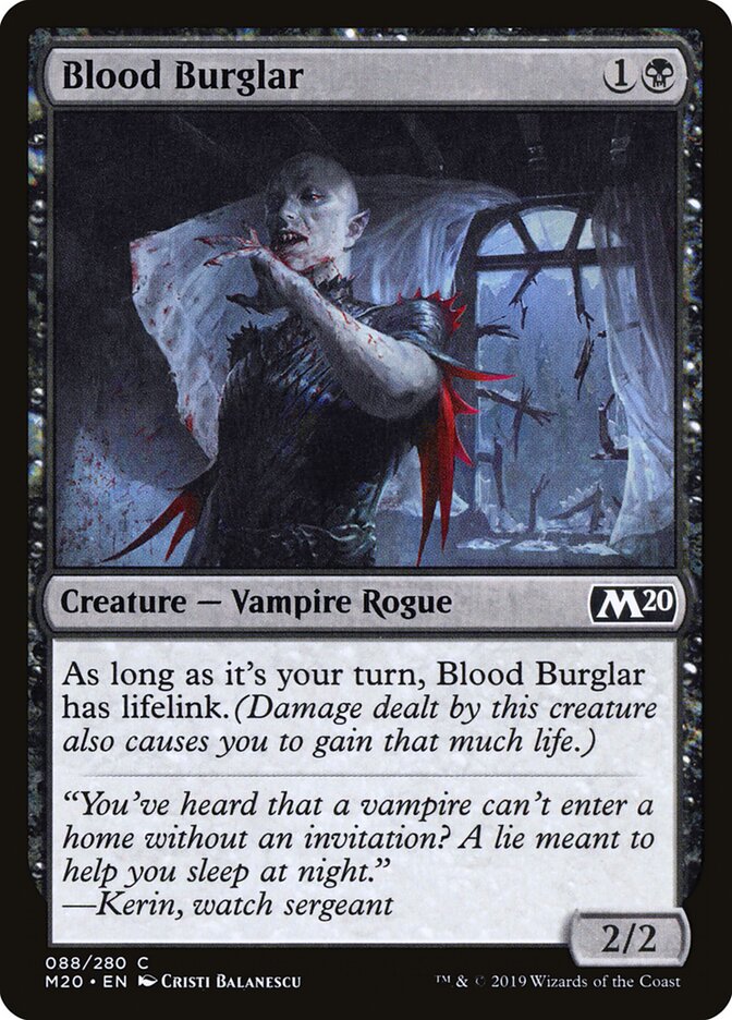 Blood Burglar (Core Set 2020)