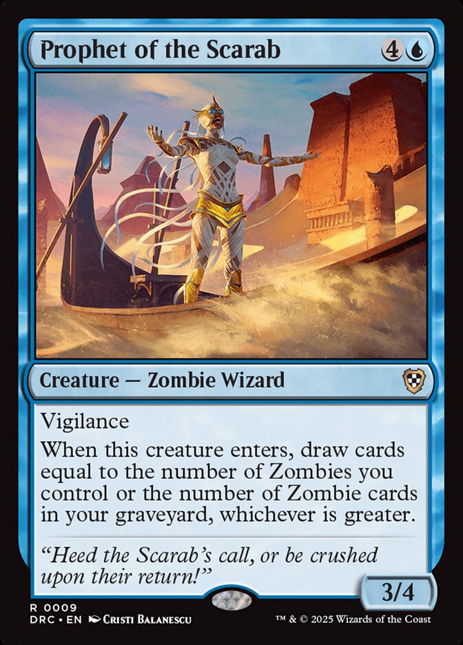 Prophet of the Scarab (Aetherdrift Commander)