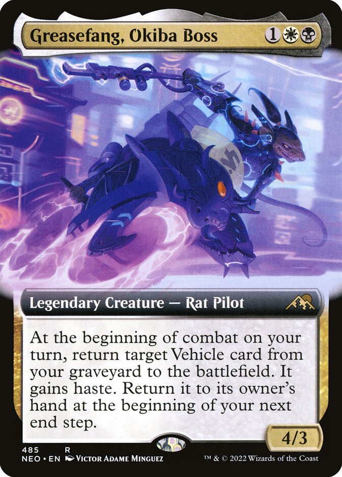 Greasefang, Okiba Boss (Kamigawa: Neon Dynasty)