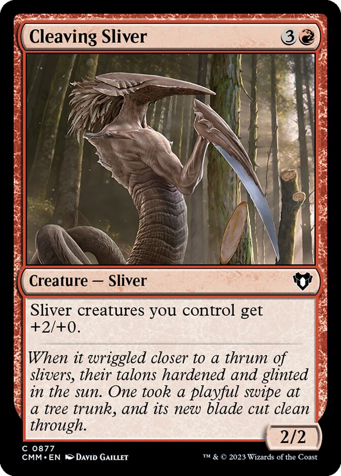 Cleaving Sliver (Commander Masters)