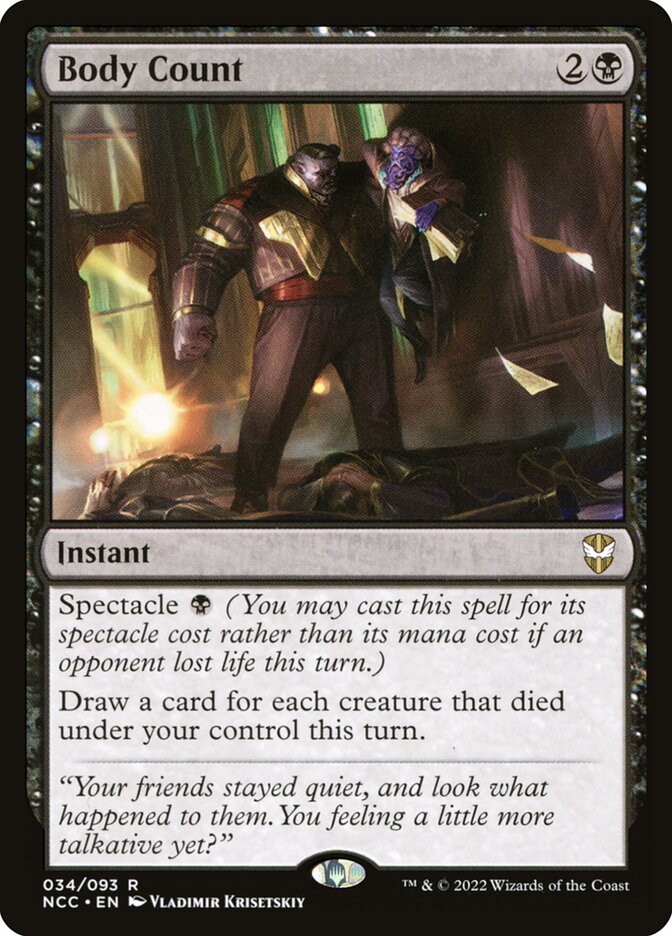 Body Count (New Capenna Commander)