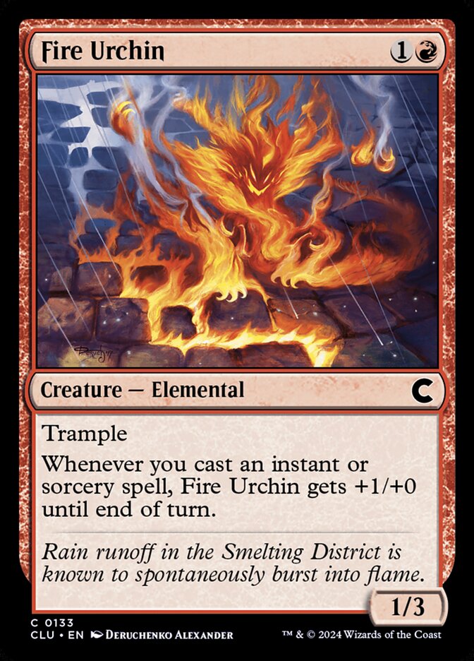 Fire Urchin (Ravnica: Clue Edition)