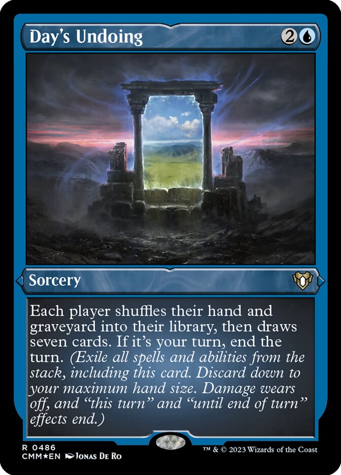 Day's Undoing (Commander Masters)