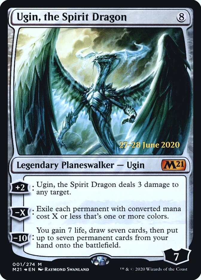 Ugin, the Spirit Dragon (Core Set 2021 Promos)