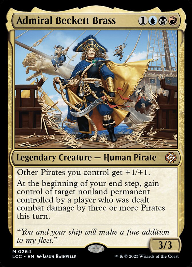 Admiral Beckett Brass (The Lost Caverns of Ixalan Commander)