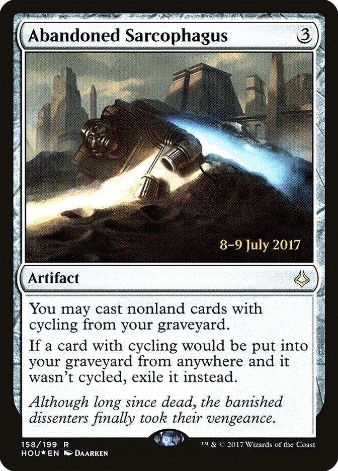 Abandoned Sarcophagus (Hour of Devastation Promos)