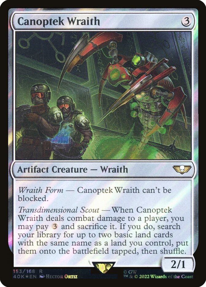 Canoptek Wraith (Warhammer 40,000 Commander)