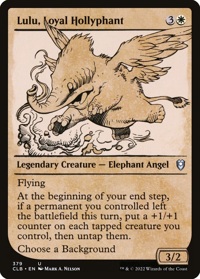 Lulu, Loyal Hollyphant (Commander Legends: Battle for Baldur's Gate)