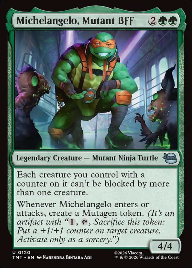 Michelangelo, Mutant BFF (Teenage Mutant Ninja Turtles)