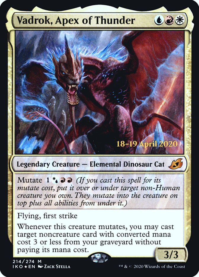 Vadrok, Apex of Thunder (Ikoria: Lair of Behemoths Promos)