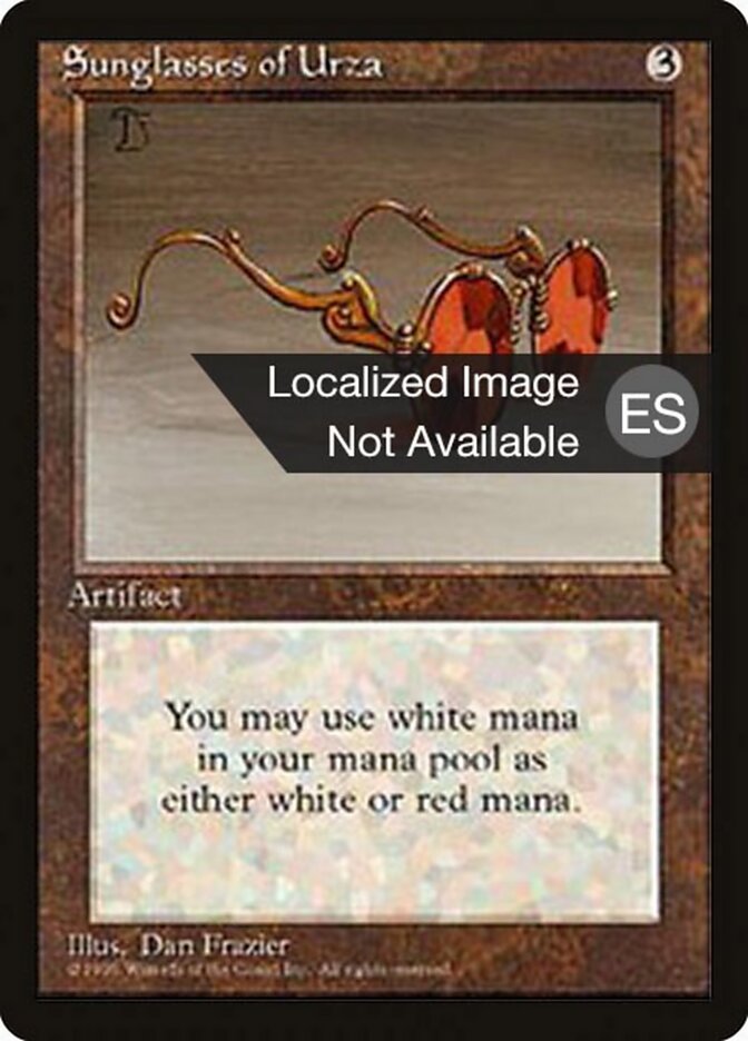 Sunglasses of Urza (Fourth Edition Foreign Black Border)