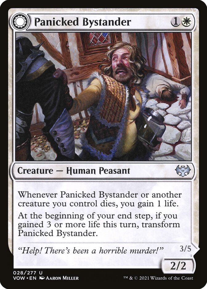 Panicked Bystander (Innistrad: Crimson Vow)