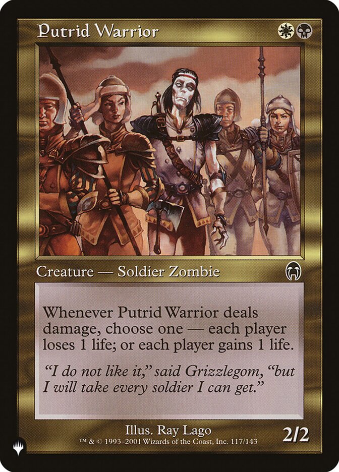 Putrid Warrior (The List)