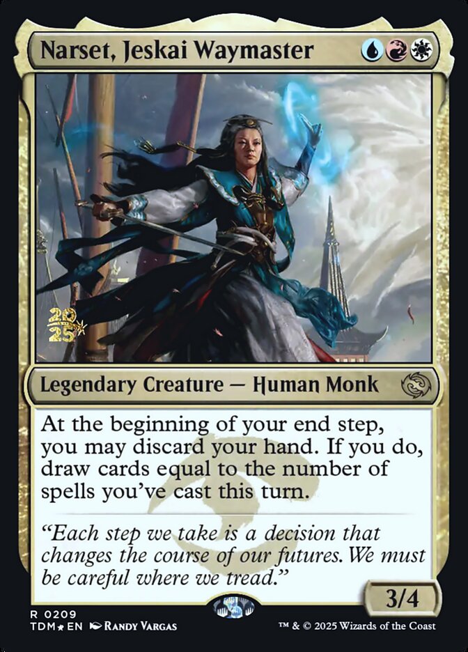 Narset, Jeskai Waymaster (Tarkir: Dragonstorm Promos)