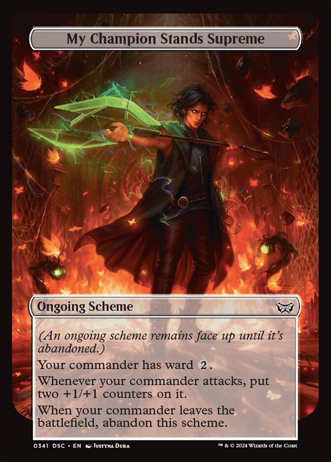 My Champion Stands Supreme (Duskmourn: House of Horror Commander)
