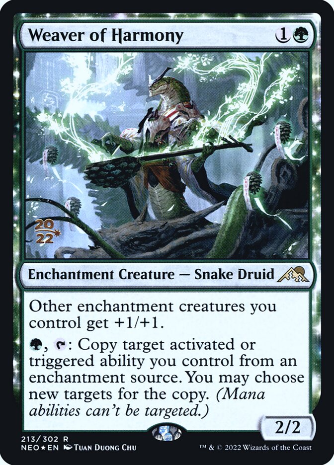 Weaver of Harmony (Kamigawa: Neon Dynasty Promos)