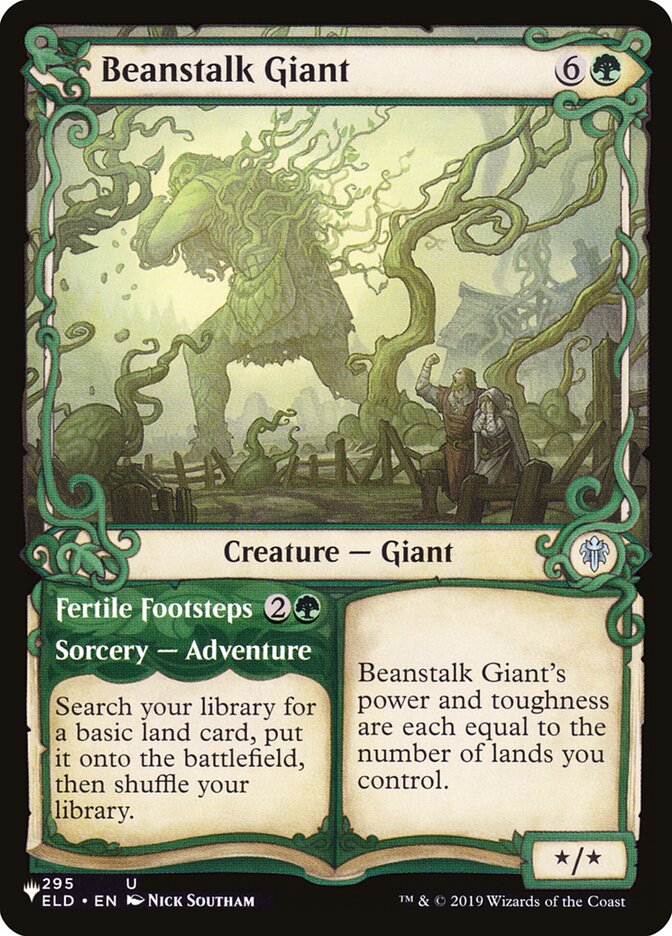 Beanstalk Giant // Fertile Footsteps (The List)