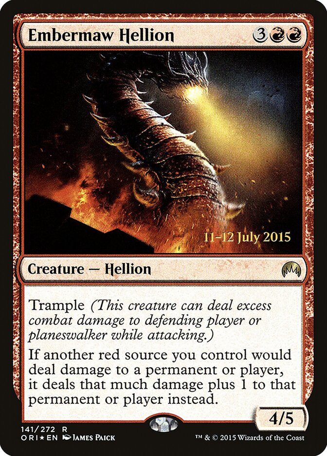 Embermaw Hellion (Magic Origins Promos)