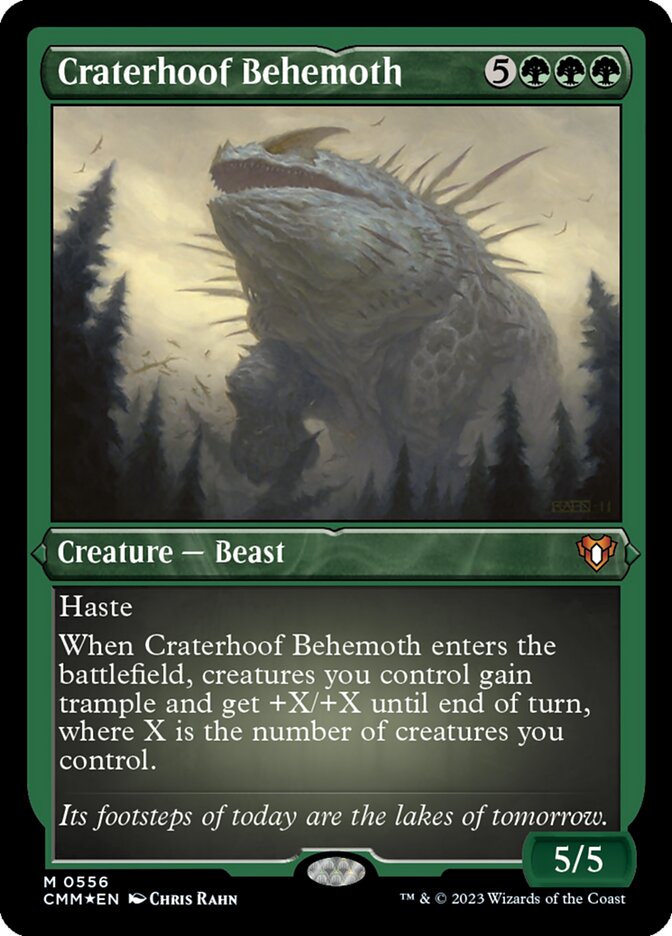 Craterhoof Behemoth (Commander Masters)