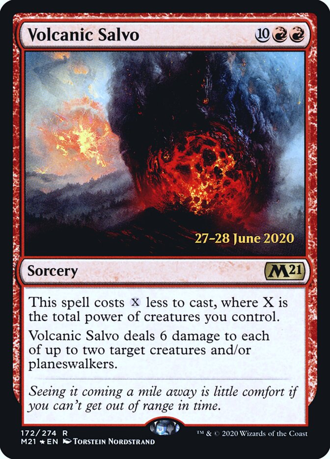 Volcanic Salvo (Core Set 2021 Promos)