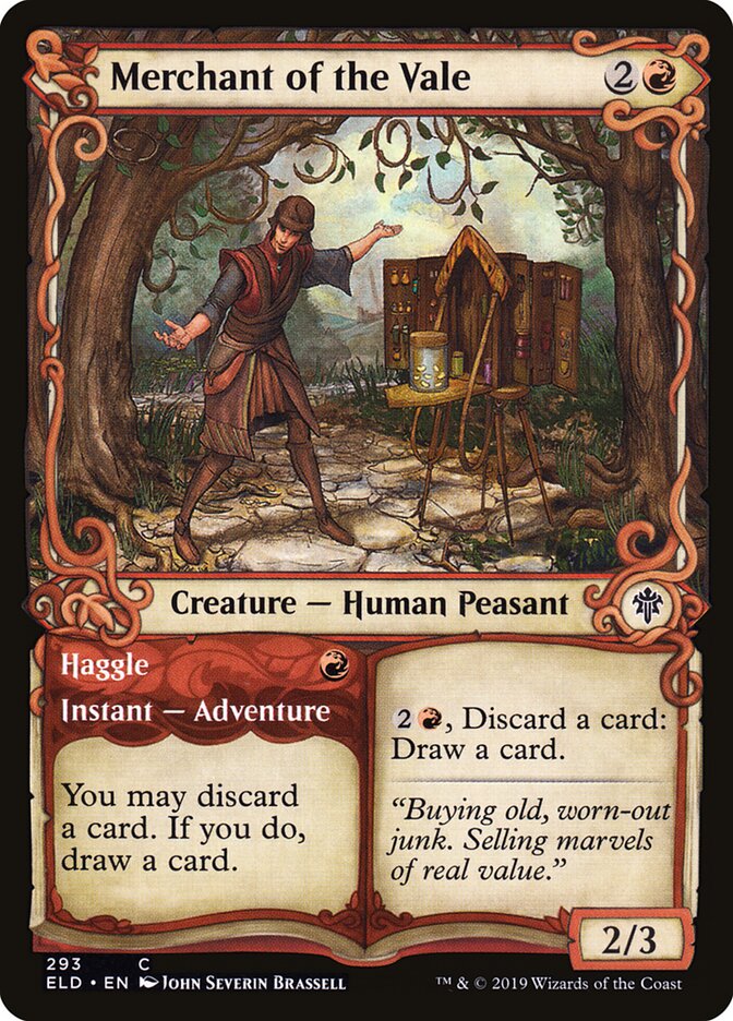 Merchant of the Vale // Haggle (Throne of Eldraine)