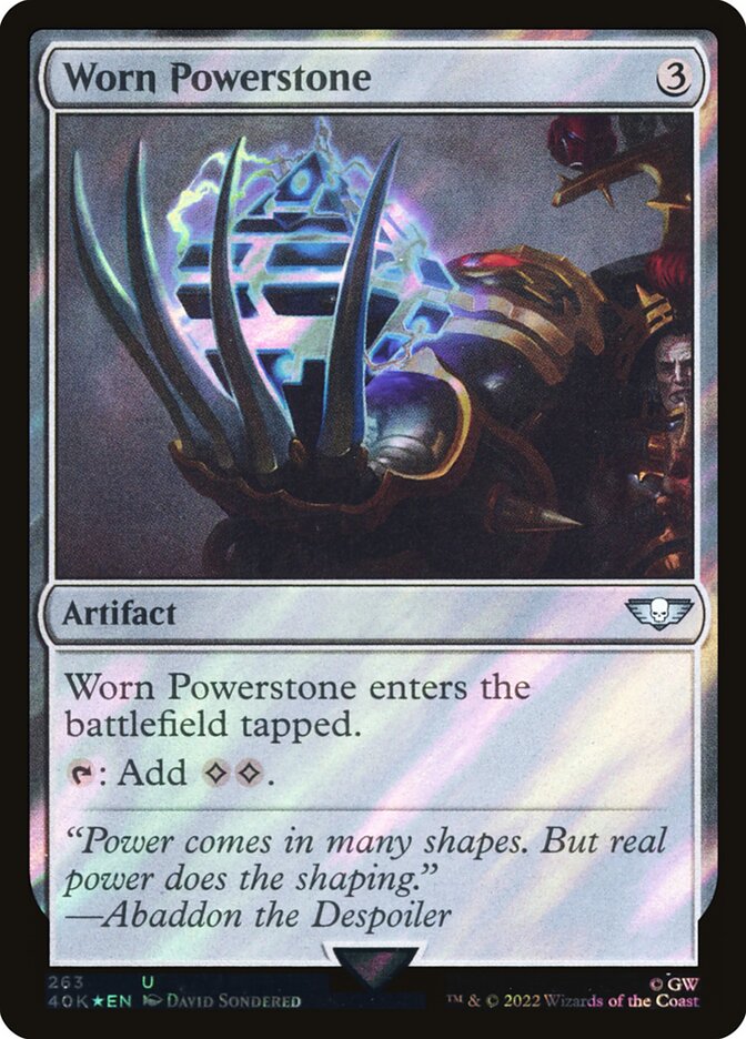 Worn Powerstone (Warhammer 40,000 Commander)