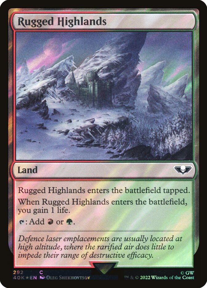 Rugged Highlands (Warhammer 40,000 Commander)